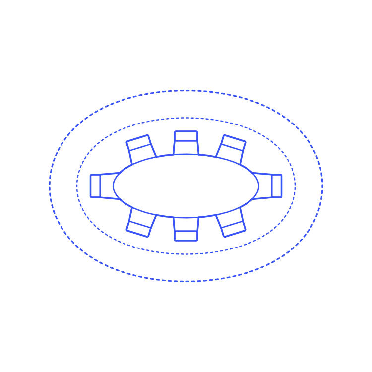 Layouts Dining Rooms Oval Formal Medium Vinyl Cutting Svg File Free Vectors